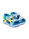 Camper Colour-block Touch-strap Sandals In Blue