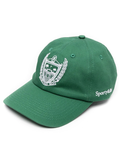 Sporty And Rich Beverly Hills Baseball Cap In Green