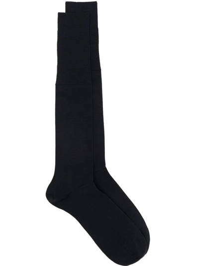 Falke Airport Calf-length Socks In Blue