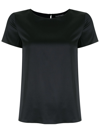 Emporio Armani Silk Blouse In Blue