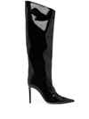 ALEXANDRE VAUTHIER PATENT LEATHER POINTED-TOE BOOTS