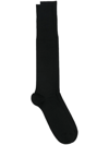 Falke Long Knee-length Socks In Blue