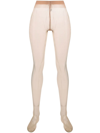 Falke Sheer-coverage Finish Tights In Neutrals