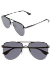 Le Specs The Prince Matte Black 1602147 - As Seen On Alessandra Ambrosio In Black
