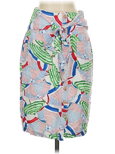 Pre-owned 52 Conversations By Anthropologie Casual Skirt In Blue