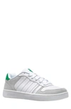 K-swiss Court Palisades Sneaker In White/ Gray/ Green