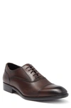 Vittorio Russo Irvin Cap Toe Leather Oxford In Espresso