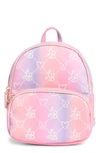 Luv Betsey By Betsey Johnson Patent Small Backpack In Peachy Purple Status Logo
