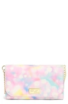 Luv Betsey By Betsey Johnson Heart Quilted Crossbody Bag In Pastel Photo Dot