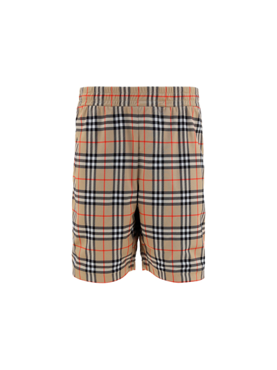 Burberry Bermuda Shorts In Beige