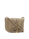 See By Chloé See By Chloe Hana Small Leather & Suede Crossbody In Motty Grey