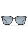 Cole Haan 57mm Square Sunglasses In Black