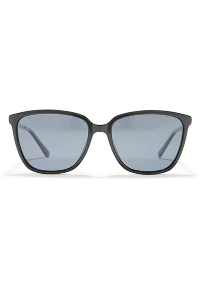 Cole Haan 57mm Square Sunglasses In Black