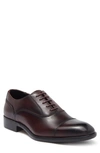 Vittorio Russo Irvin Cap Toe Leather Oxford In Burgundy