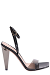 GIANVITO ROSSI GIANVITO ROSSI ODISSEY SQUARE TOE HEELED SANDALS