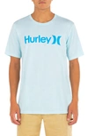 Hurley Men's Everyday Wash One And Only Solid Short Sleeve T-shirt In Teal Tinted