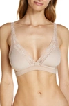 Natori Discreet Convertible Wireless Spacer Bra (l) In Light Mocha