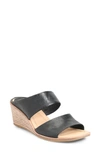Söfft Ginetta Wedge Sandal In Black