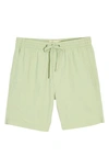 Madewell Re-sourced Everywear Shorts In Sun Faded Mint