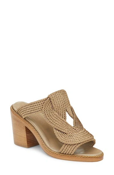 Lafayette 148 8 Knot Rope Heeled Sandal-taupe In Beige