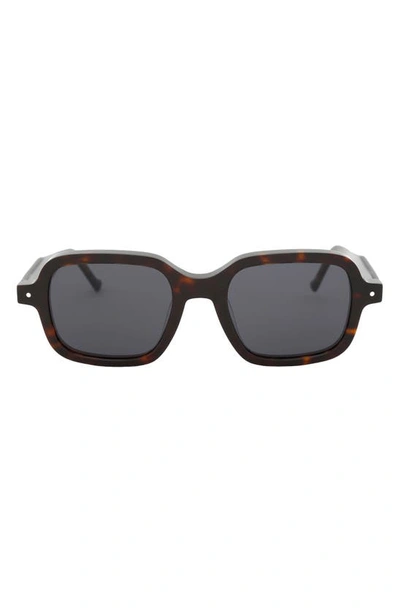 Grey Ant Sext Square Sunglasses In Tortoise/ Grey