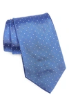 Ralph Lauren Polka Dot Silk Tie In Blue