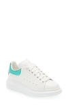 Alexander Mcqueen Oversize Sneakers In White,light Blue