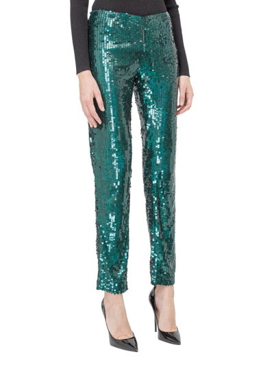 P.a.r.o.s.h . Embellished Trousers In Green