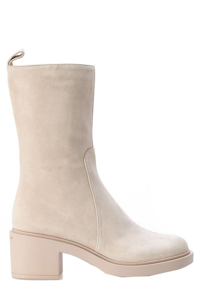 Gianvito Rossi Exton Beige Suede Boots
