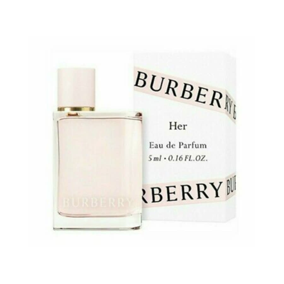 Burberry Ladies For Her Edp Spray 0.17 oz Fragrances 3614227693296 In Black,orange