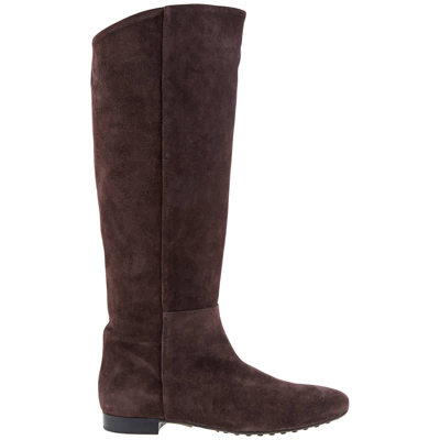 Tod's Tods Ladies Knee-high Suede Boots In N/a