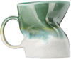 Sgw Lab Green & Off-white Distorted Gt021 Mug In Green/white