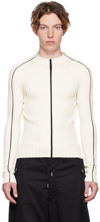 DION LEE SSENSE EXCLUSIVE WHITE SWEATER