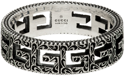 Gucci Silver Square G Ring In 0811 Pall.blackprezi