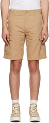 Carhartt Multi-pocket Cotton Bermuda Shorts In 07e02 Dusty H Brown