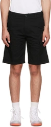 Carhartt Regular Waist Relaxed Fit Single Knee Shorts In 8902 Black