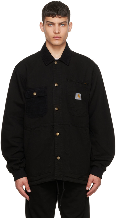 Carhartt Medley Cord Detail Jacket In Black