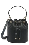 Furla Clio Mini Drawstring Bucket Bag In Nero | ModeSens