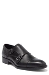 Vittorio Russo Roma Monk Strap Shoe In Black