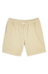 Madewell 7-inch Cotton & Hemp Terry Sweat Shorts In Sunfaded Sage