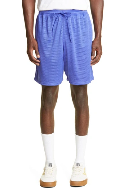 Advisory Board Crystals Abc. 123. Mesh Shorts In Sapphire