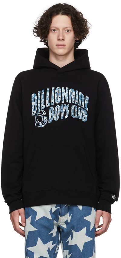 Billionaire Boys Club Logo-print Cotton-jersey Hoodie In Black