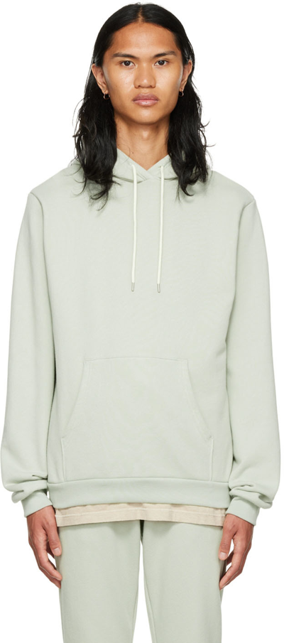 John Elliott Green Beach Hoodie In Grey