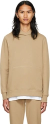 John Elliott Tan Hooded Villain Hoodie In Mesa