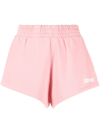Reina Olga Billie Cotton Tennis Shorts In Pink