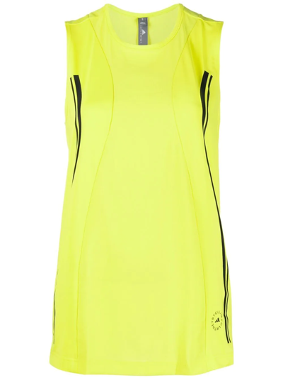 Adidas By Stella Mccartney Truepace Tank Top In Yellow