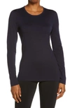 Icebreaker 260 Tech Long Sleeve Crewneck T-shirt In Midnight Navy