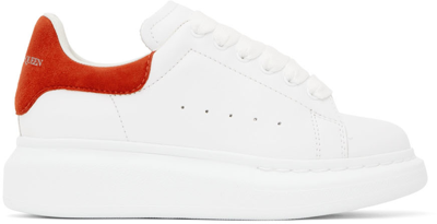 Alexander Mcqueen Kids' Extended Sole Oversized Sneakers In White