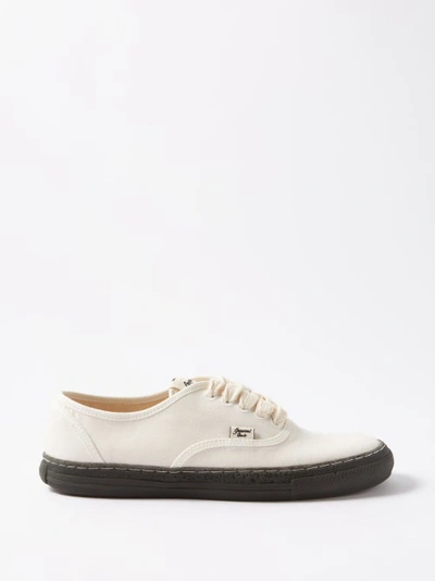 Miharayasuhiro General Scale Canvas Trainers In White