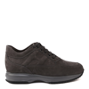 Hogan Interactive Grey Suede Sneakers In Grey